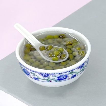 Mung Bean Porridge Simulation PVC Food Model Children Toys