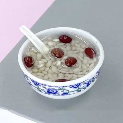 Red Bean Rice Simulation PVC Food Model Children Toys