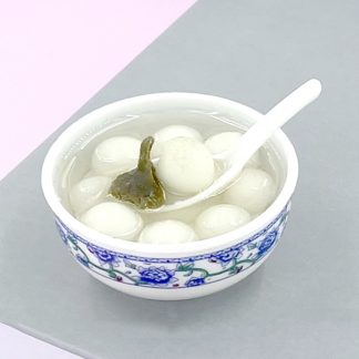 Black Sesame Dumplings Simulation PVC Food Model Children Toys