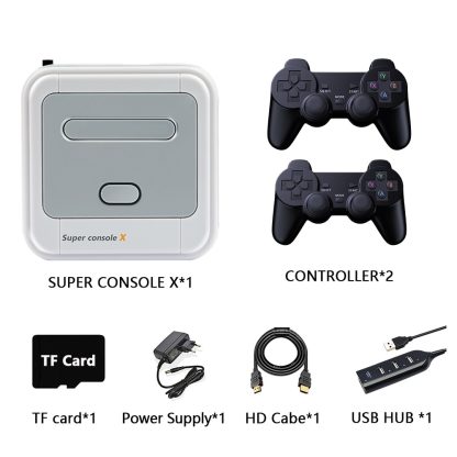 Super Console X 128GB 40000+ Games Wireless 4K HD 3D Double Game Console Box, US Plug - Image 2