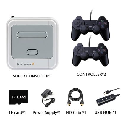 Super Console X 128G 40000+ Games Wired 4K HD 3D Double Game Console Box, UK Plug - Image 2