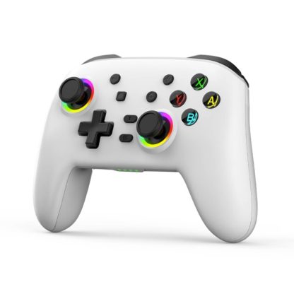 Wireless Bluetooth Somatosensory Vibration Gamepad for Nintendo Switch/Switch PRO, Color: White