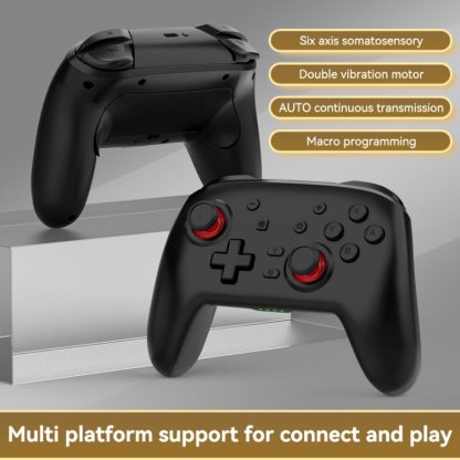 Wireless Bluetooth Somatosensory Vibration Gamepad For Nintendo Switch/Switch PRO(S07 Black) - Image 2