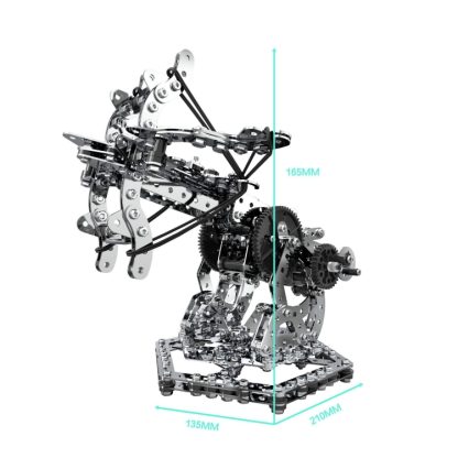 ZBToys 815pcs High Difficulty Metal Model Assembled Intelligence Hand Assembled Screwdriver Gear Transmission Mechanical - Image 2