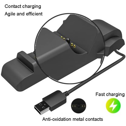 iplay HBP-300 For PS5 Game Handle Contact Dual Charging Base(Black) - Image 3