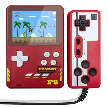 F9 3.5 Inch HD Handheld Game Console Children Gift, Color: Lava Red Double