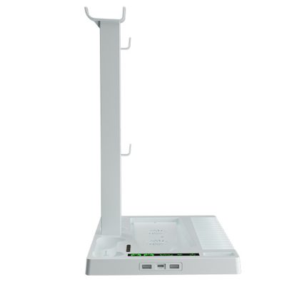 iplay for PS5 Host Cooling Handle Charging Base with Disc Storage Rack(White) - Image 2