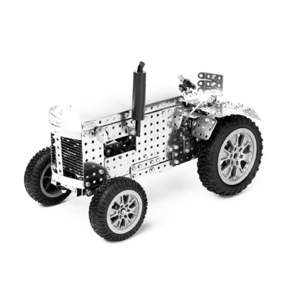 Tractor High Difficulty Building Block Adults Handmade Assembly Power Strip Linkage Mechanical Toy Metal Assembly Model