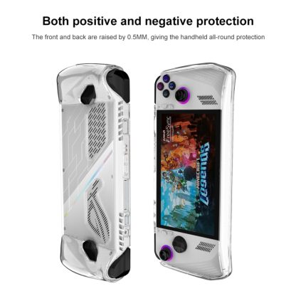 For ASUS Rog Ally Game Console All-in-one TPU Soft Protective Case(Transparent) - Image 3