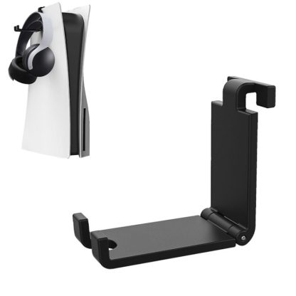 iplay HBP-266 For Sony PS5 Game Console Headphone Storage Side Rack Gamepad Hanger(Black)