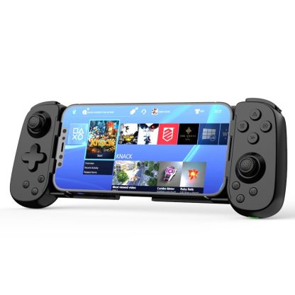 D6  Bluetooth Retractable Gamepad Dual Hall Six-Axis Somatosensory For Android/IPhone /Switch(White Black) - Image 2