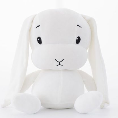 Stay Cute Rabbit Plush Toy Rabbit Doll Baby Sleep Toy(White)