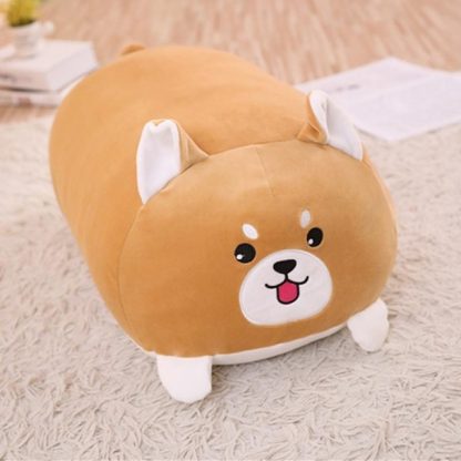 New Soft Animal Cartoon Pillow Cushion Cute Fat Dog Cat Totoro Penguin Pig Frog Plush Toy 60cm(dog)