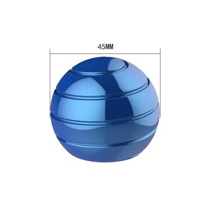 Fully Disassembled Rotating Tabletop Ball Decompression Gyroscope Tabletop Toy, Specification:Diameter 45mm(Blue) - Image 2