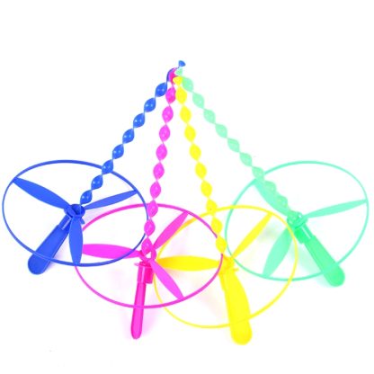 40 PCS Bamboo Dragonfly Spinning Flywheel Children Fly Toys, Random Color Delivery - Image 3