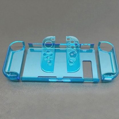 Hard PC Protection Cover for Nintendo Switch NS Case Detachable Crystal Plastic Shell Console Controller Accessories(Blu - Image 2