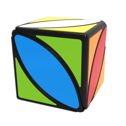 Maple Leaf Shaped Smooth Magic Cube Children Puzzle Fun Toy(Black) - Image 3