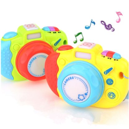 Simulated Camera with Light and Music Children Educational Toys Gifts, Random Color Delivery