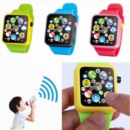 Kids Early Education Toy Wrist Watch 3D Touch Screen Music Smart Teaching Children Birthday Gifts, Chinese Version(Green - Image 2