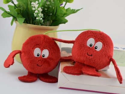 Cute Cartoon Fruit Vegetable Plush Toy Doll Height :25-30cm(Mini Cherry)