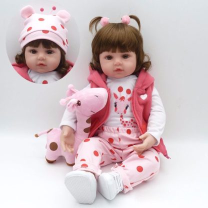 NPK Adorable Lifelike Silicone Baby Girl Doll