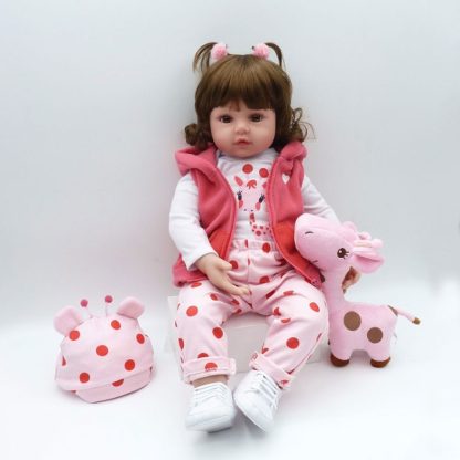 NPK Adorable Lifelike Silicone Baby Girl Doll - Image 2