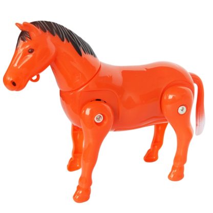 Plastic Simulation Electric Horse Toy Children Birthday Gift Red and White Random Delivery - Image 2