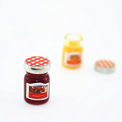 Doll House Mini Accessories Mini Jam Jar Simulation Kitchen Condiments - Image 3