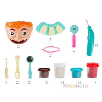 Child Role Playing Dentist Check Tooth Model Set Children Educational Toys - Image 3