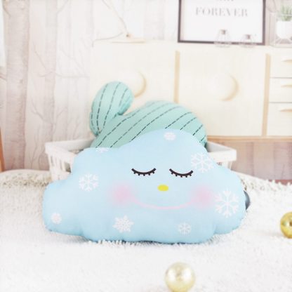 Cartoon Simulation Cactus Pillow Creative Nordic Fresh Fire Cloud Cushion Removable And Washable Cack Birthday Gift(clou