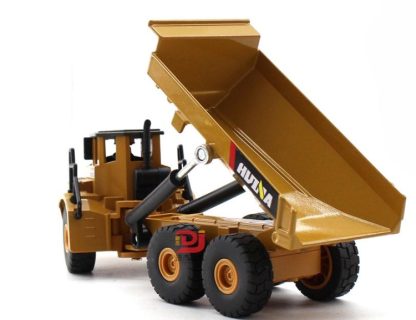 Alloy Articulated Dump Truck Model Children Alloy Toy Car Ornaments(Alloy Articulated Dump Truck) - Image 2