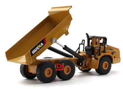 Alloy Articulated Dump Truck Model Children Alloy Toy Car Ornaments(Alloy Articulated Dump Truck) - Image 3