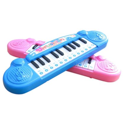 Cute Mini 21 key Early Education Electronic Keyboard Children Music Toys(Pink) - Image 3