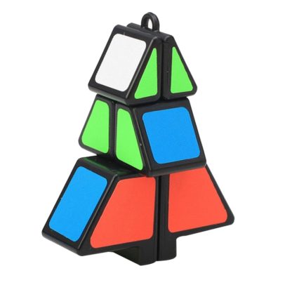 Creative Magic Cube Christmas Gift Pendant Children Educational Toys(Black) - Image 2