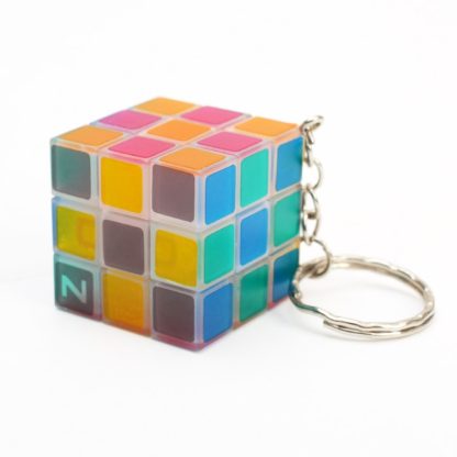 Mini Keychain Luminous Keychain Rubik's Cube Children Educational Toys - Image 2