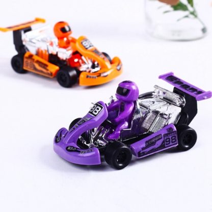 3 PCS Multicolor Children Kid Mini Running Vehicle Car Toy Plastic Inertia Racing Cars Cartoon Education Toys(Random Col - Image 3