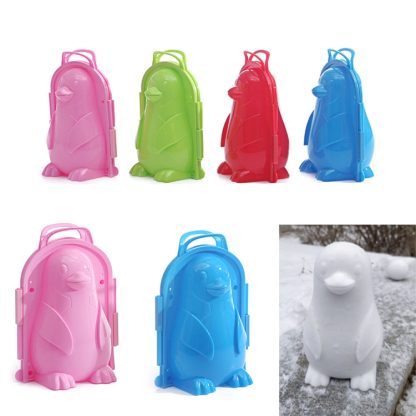 Penguin 3D Snow & Sand Mould Tool Snow Ball Maker Kids Outdoor Sports Toy, Random Color Delivery