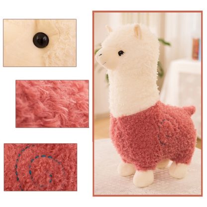 80cm Grass Mud Horse Alpaca Doll Pillow Doll Plush Toy(Brown) - Image 3