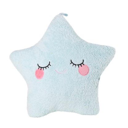 Cuddly Soft Star Pillow Plush Toy (Blue)