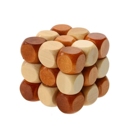 Wooden Children Adult Casual Unlock Toys Cube Toys DIY Kids Baby Educational Toy - Image 2