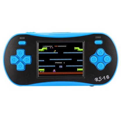 RS-16 260 in 1 Classic Games 8-bit Arcadsic Graphics Handheld Game Console with 2.5 inch TFT Color Screen(Blue)