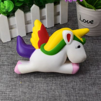 Unicorn Shape Slow Rebound PU Decompression Toy Squishy Slow Rising Stress Reliever Toy, Random Style Delivery - Image 2