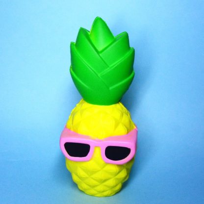 Simulation Cool Pineapple Shape Slow Rebound PU Decompression Toy Squishy Slow Rising Stress Reliever Toy Pendant(Pink) - Image 2