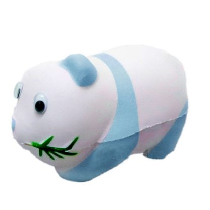 Simulation Panda Shape Squishy Slow Rising Toy Slow Rebound PU Stress Reliever Squeeze Toy(Blue) - Image 2