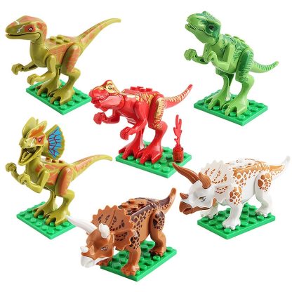 6 in 1 Intelligent Toys DIY ABS Material Building Blocks Dinosaurs, Random Style Delivery - Image 3