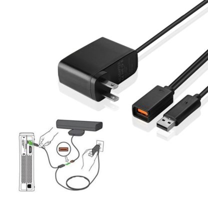 USB AC Adapter Power Supply Cord for Xbox 360 Kinect, US Plug - Image 3