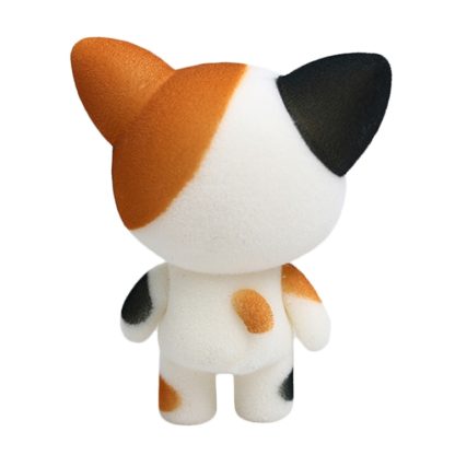 Little Cute PVC Flocking Animal Calico Cat Dolls Creative Gift Kids Toy, Size: 5.5*3.5*6.5cm(White) - Image 3