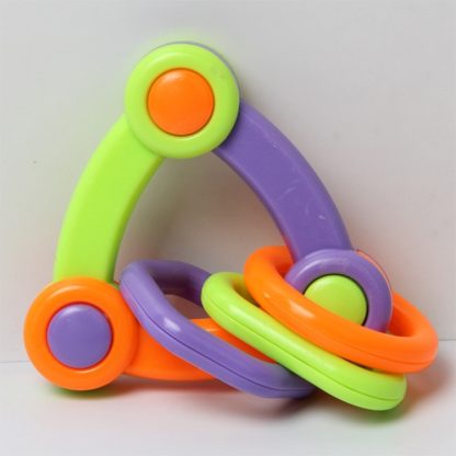 Colorful Rattle Educational Toys (specification: Triangle ring)