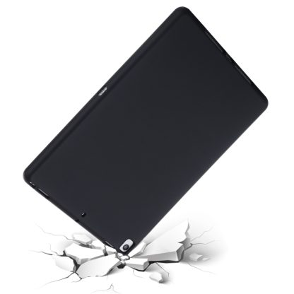 Solid Color Liquid Silicone Dropproof Full Coverage Protective Case For iPad 10.2 2019 / 10.2 2020 / 10.2 2021 / Pro 10.5 2017 / Air 10.5 2019(Black) - Image 4