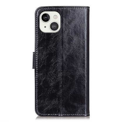 For iPhone 13 Retro Crazy Horse Texture Horizontal Flip Leather Case with Holder & Card Slots & Photo Frame & Wallet(Black) - Image 3